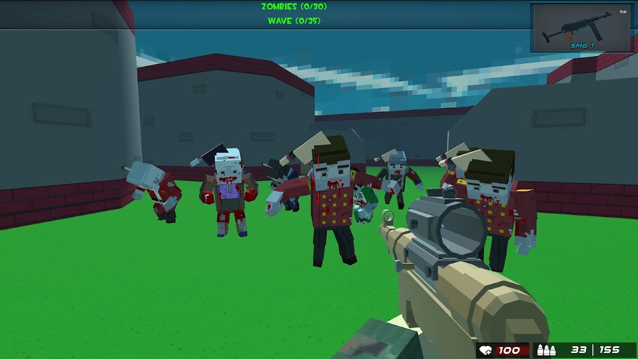 Blocky Gun Warfare Zombie