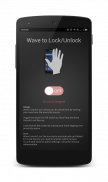 Wave to Lock/Unlock screenshot 1