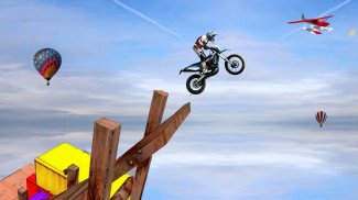 Bike sky stunt 3d – Stunt bike race free games screenshot 5