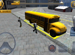 Schoolbus sürüş 3D simülatörü screenshot 7