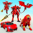 Dragon Robot Car Transform Icon