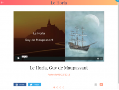 Le Horla, Guy de Maupassant, French text + audio screenshot 3