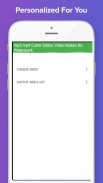 mp3 mp4 Cutter Editor. Video Maker, senza filigran screenshot 1