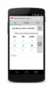 Blood Pressure Log screenshot 2