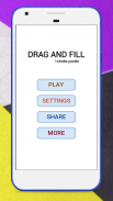 Drag And Fill -1Stroke Puzzle screenshot 2