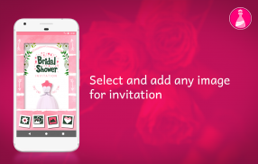 Bridal Shower Invitation Card Maker screenshot 0