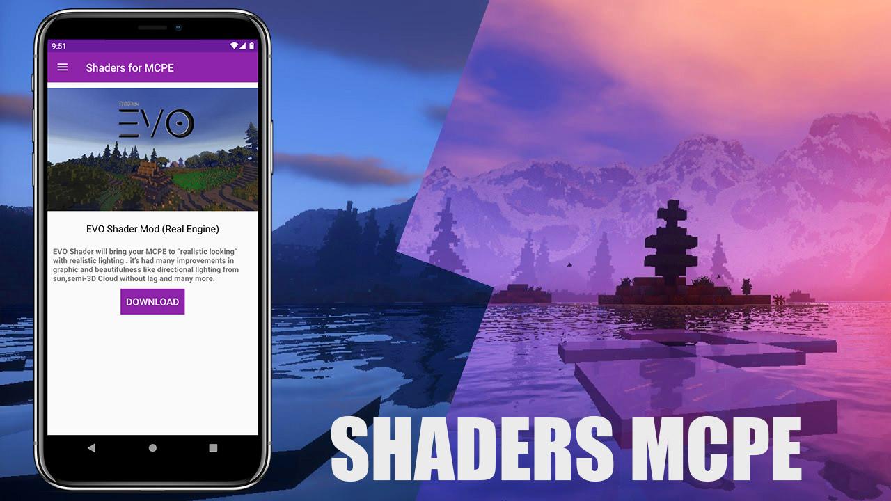 Shaders for Minecraft PE - APK datoteka Preuzmite za Android | Aptoide