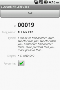 CLOUDnine SongBook screenshot 6