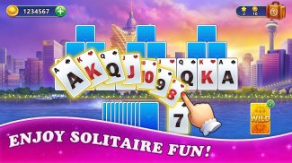 Solitaire Tripeaks: Travel The screenshot 0