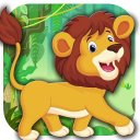 Kids Learning Animals Icon