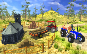 Tractor Driving Simulator Offroad Tractor Trolley screenshot 2