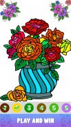 Flowers Glitter Coloring Art screenshot 6