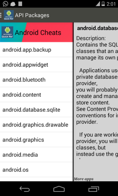 Android Cheat Sheet | Download APK For Android - Aptoide