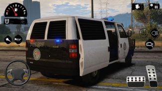 Police Van Crime Chase Game 3D screenshot 2