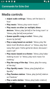 Commands for Echo Dot screenshot 4