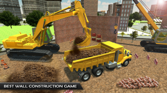 Security Wall Construction & Cargo Simulator 2018 screenshot 0