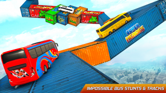 Superhero Bus Stunt GT Racing screenshot 1