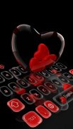 Red Love Hearts Keypad screenshot 2