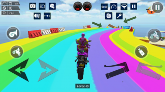 Superhero Tricky Bike Races screenshot 0