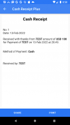 Cash Receipt Plus screenshot 2