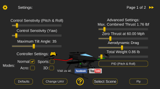 Quadcopter FX Simulator screenshot 2