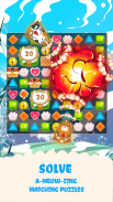 Fancy Cats - Cute cats dress up and match 3 puzzle screenshot 4