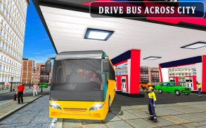 City Bus Wash Simulator: Gas Station Car Wash Game screenshot 0