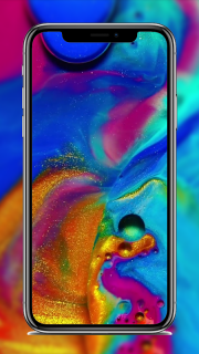 Dynamic Liquid Wallpaper for iPhone X