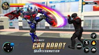 Grand Robot Car Transform 3D Game screenshot 2