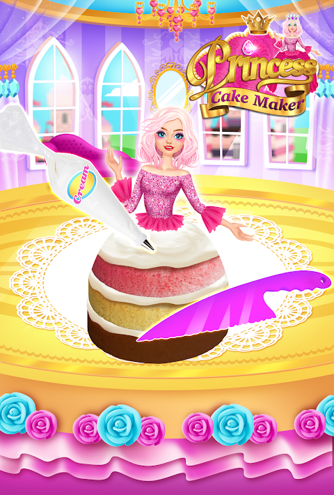 Rainbow Princess Cake Maker - Kids Cooking Games:Amazon.com:Appstore for  Android