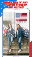 4th of July Photo Editor - American Flag Stickers screenshot 6