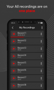 Voice Recorder Record BG Video screenshot 3