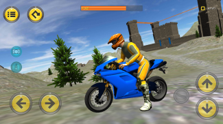 Motorbike Medieval Drive 3D screenshot 0