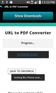 URL to PDF Converter screenshot 2