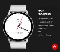 Bright Analog Watch Face screenshot 3