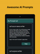 AI Prompt Generator Writing AI screenshot 7