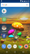 3D Mushroom-Sun Live Wallpaper screenshot 0