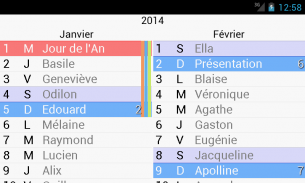 Le Calendrier screenshot 2