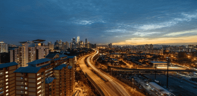 Ciudad Fondo Animado