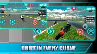 Permainan perlumbaan motosikal screenshot 4