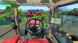 Real farming cargo tractor simulator 2018 screenshot 7