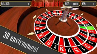 Royal Casino Roulette 3D screenshot 1