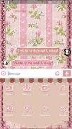 Floral style skin for Handcent Next SMS screenshot 2