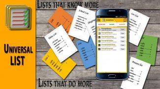 Universal List Pro screenshot 0