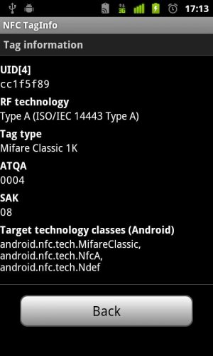 Nfc Taginfo 1 12a Descargar Apk Android Aptoide