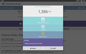 Diet Calories Start Calculator screenshot 5