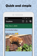 EasyNote - Notepad widget screenshot 1