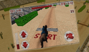 Jumping Horse Racing Simulator screenshot 0