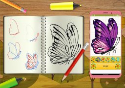 Learn To Draw Colorful Butterfly Step by Step screenshot 6