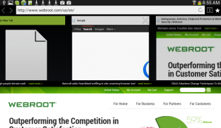 Webroot SecureWeb Browser screenshot 1